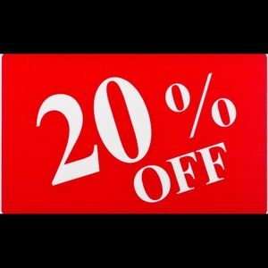 ⛔️20% off every item‼️⛔️